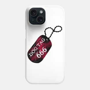 666 Dog Satanic Tag Phone Case