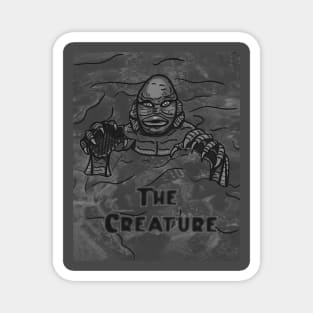 The Creature- Black and Gray Magnet