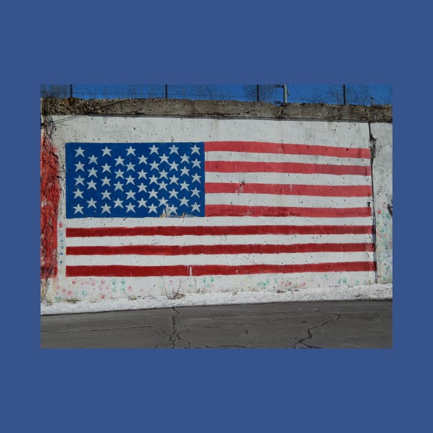 American flag graffiti by ThomasGallant