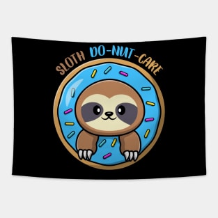 Sloth Do-nut Care Tapestry