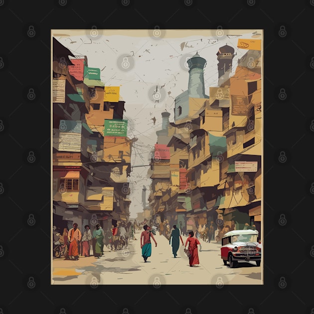 Vintage Lahore Street by DayDue