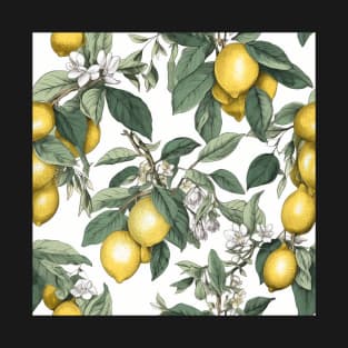 Lemon Fruit Summer Botanicals T-Shirt