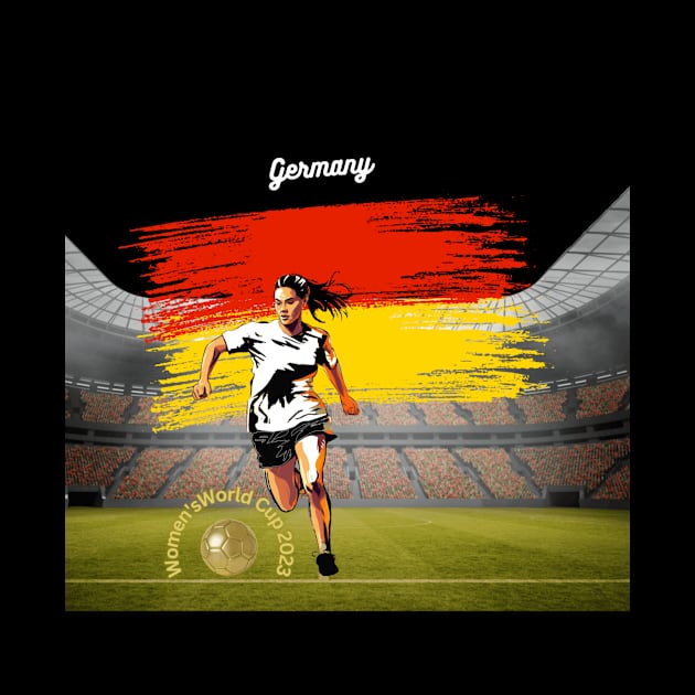 Germany T-Shirt, Unisex T-Shirt, Women’s World Cup, soccer t-shirts, football t-shirts, women’s football, Germany national football team by Clinsh Online 