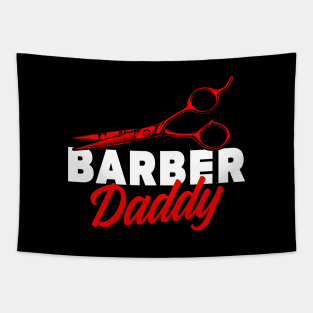 Barber Gift Barber Daddy Haircutting Gift Barber Shears Male Hairstylist Tapestry