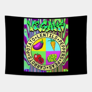 Vegans 777 Tapestry