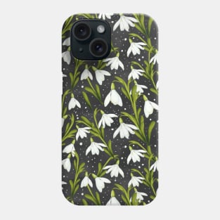 Snowdrop Flowers Phone Case