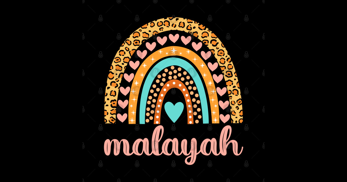 Malayah Name Malayah Birthday Malayah Sticker TeePublic