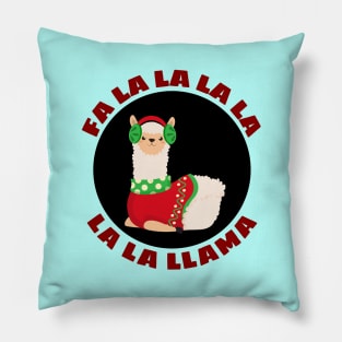 Fa la la la la la la llama | Llama Pun Pillow