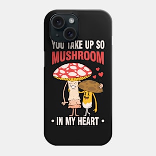 Mushrooms mushroom pickers couple love Phone Case