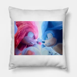 ArtisticAutistic Presents: Sonic Vs Knuckles Pillow