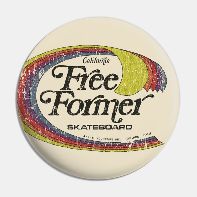 California Free Former Skateboard Pin by JCD666