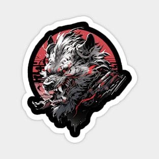 Mecha Tier Tiger Wolf Fuchs Drache Cyborg Magnet