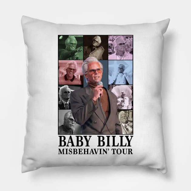 Baby Billy Misbehavin' tour Pillow by Moondust Atelier