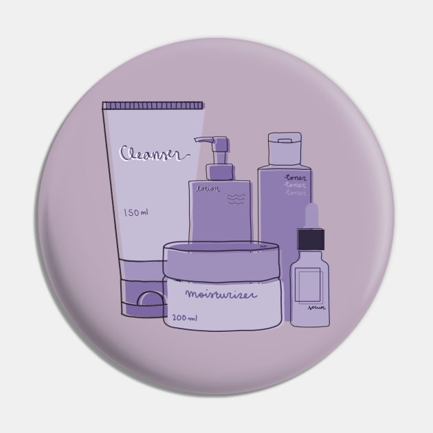 Skincare Essentials (Periwinkle Theme) Pin by aaalou