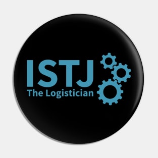 ISTJ The Logistician MBTI types 9C myers briggs personality gift with icon Pin