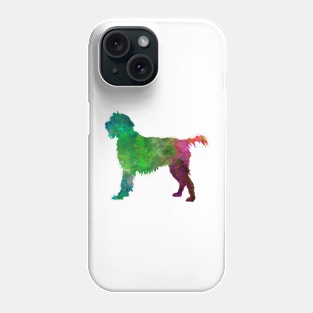 Wirehaired Pointing Griffon Korthals in watercolor Phone Case