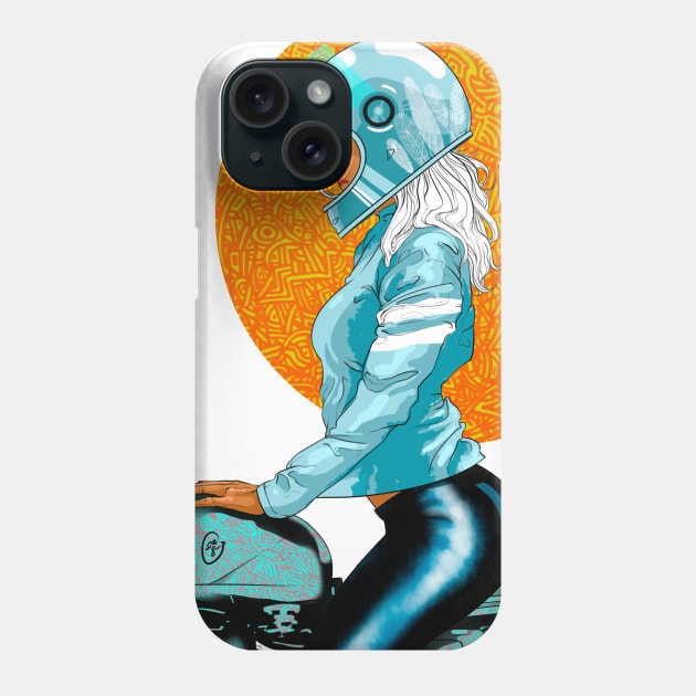 Rider Girl Phone Case by maxgunner44