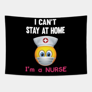 Nurse Stay At Home Isolation Social Distancing Tapestry