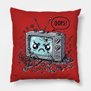 the television is broken Pillow