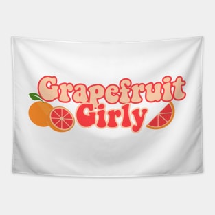 Pastel Grapefruit Girly Tapestry