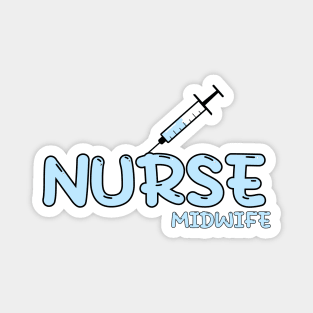 Nurse Midwife Blue Magnet