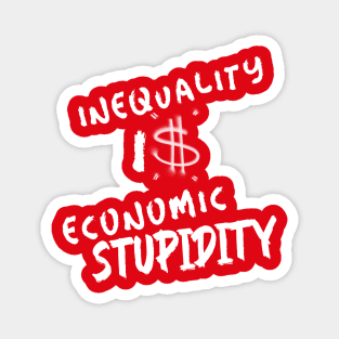 Poverty Slogan Magnet