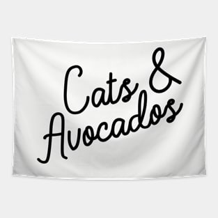 Cats & Avocados Tapestry