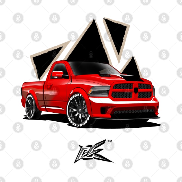 ram 1500 rt red by naquash