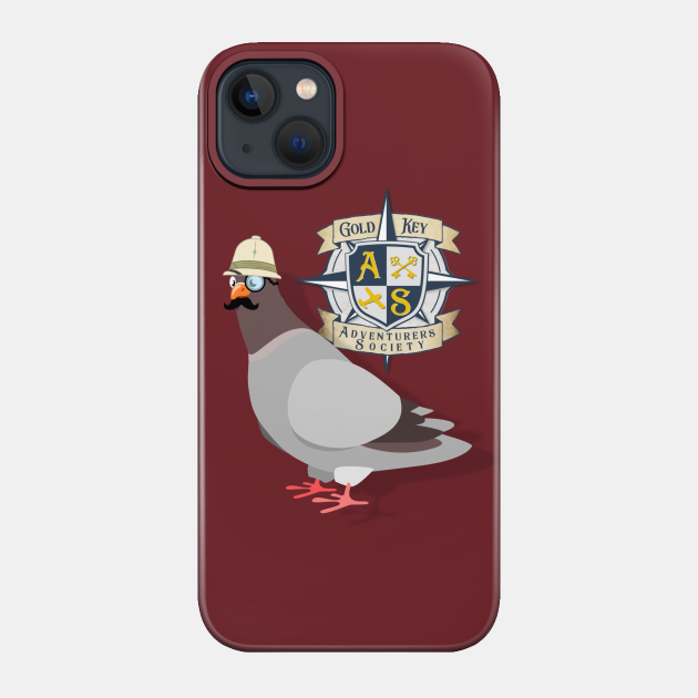 Adventure Pigeon - Gold Key Adventurers Society - Phone Case