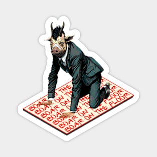 Boar On the Floor Magnet