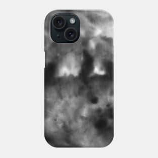 Black and White Ice Tie-Dye Phone Case