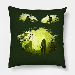 In the Heart of the Jungle Pillow