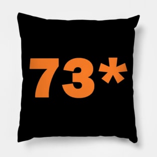 Questioning of 73 home runs asterisk Design Pillow