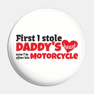 Daddy's Motorcycle Pin