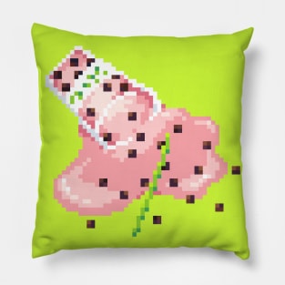 Pink Boba Spill Pillow