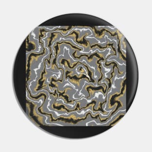 Liquid pour design in grey, black, gold, and white Pin