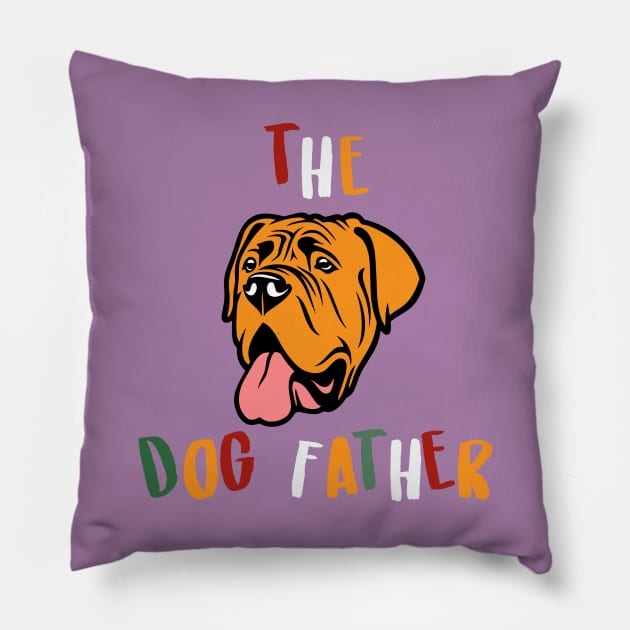 The Dog Father Pillow by Astramaze