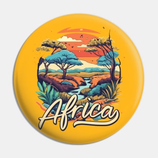 Beautiful African Landscape Pin