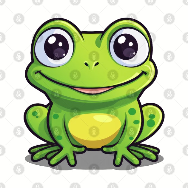 Cartoon Cute Kawaii Adorable Frog