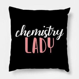 chemistry lady - chemistry girl Pillow