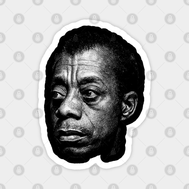 James Baldwin Magnet by UrbanLifeApparel