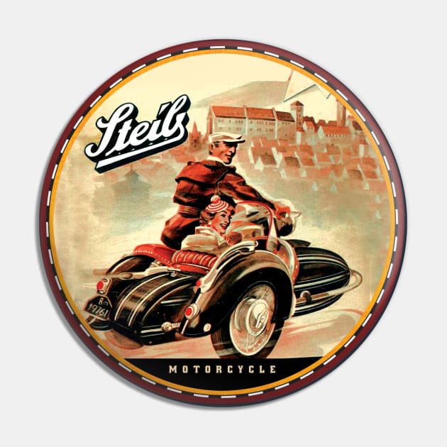 Steib Motorcycles Pin by Midcenturydave