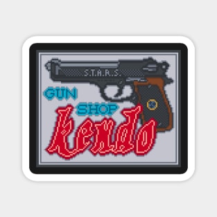 Resident Evil Kendo Pixel Art Magnet