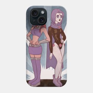 Raven and Starfire Phone Case