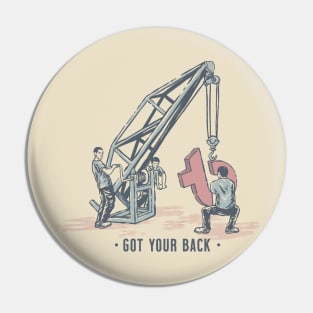 TB Got Your Back Pin