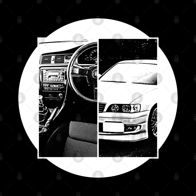 TOYOTA CHASER JZX100 Black 'N White 5 (Black Version) by Cero