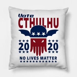 VOTE CTHULHU 2020 - CTHULHU AND LOVECRAFT Pillow