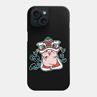 Dancing pig dragon Phone Case