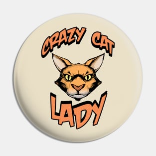 Crazy Cat Lady Pin