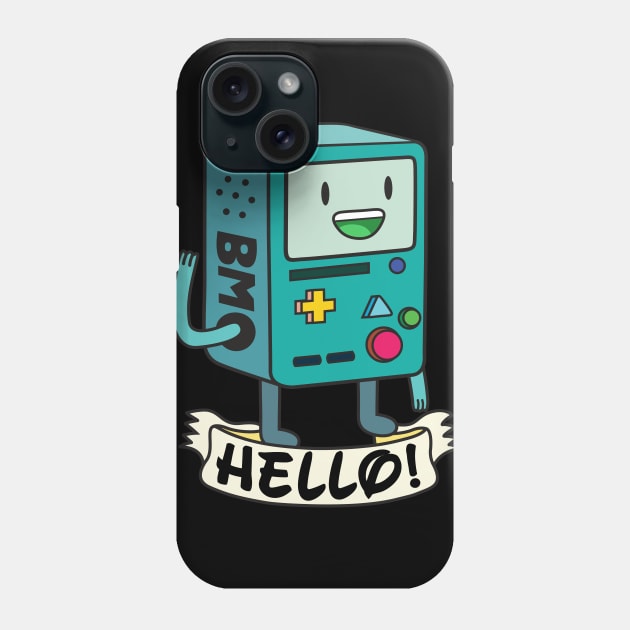 BMO Hello Phone Case by Plushism